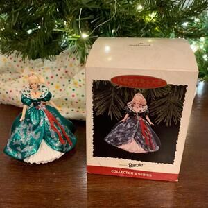 1995 Hallmark Keepsake Holiday Barbie Christmas Ornaments - 3rd in Series